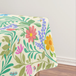 Nappe Abeille de miel, coccinelle, papillon, libellule &
