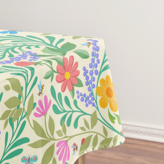 Nappe Abeille de miel, coccinelle, papillon, libellule & (In Situ)