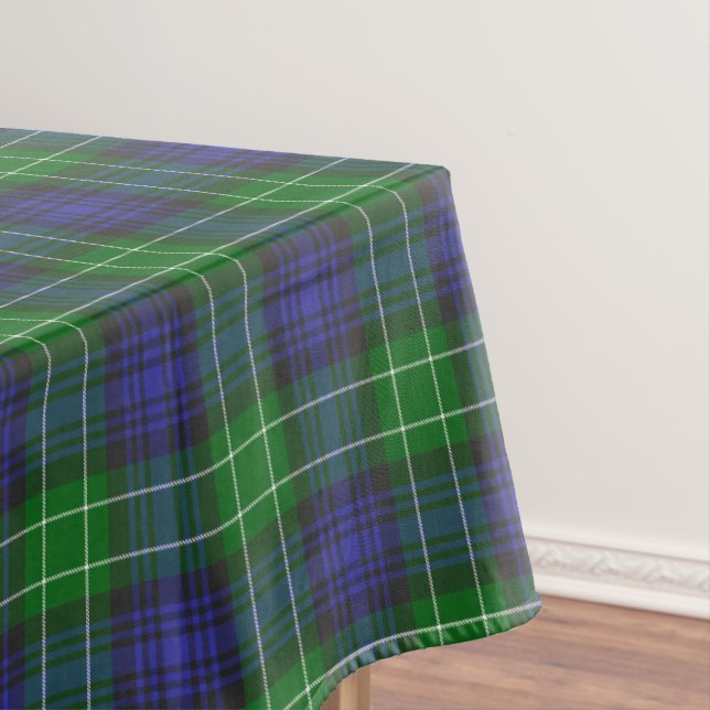 Nappe Abercrombie Blue Green Tartan (In Situ)