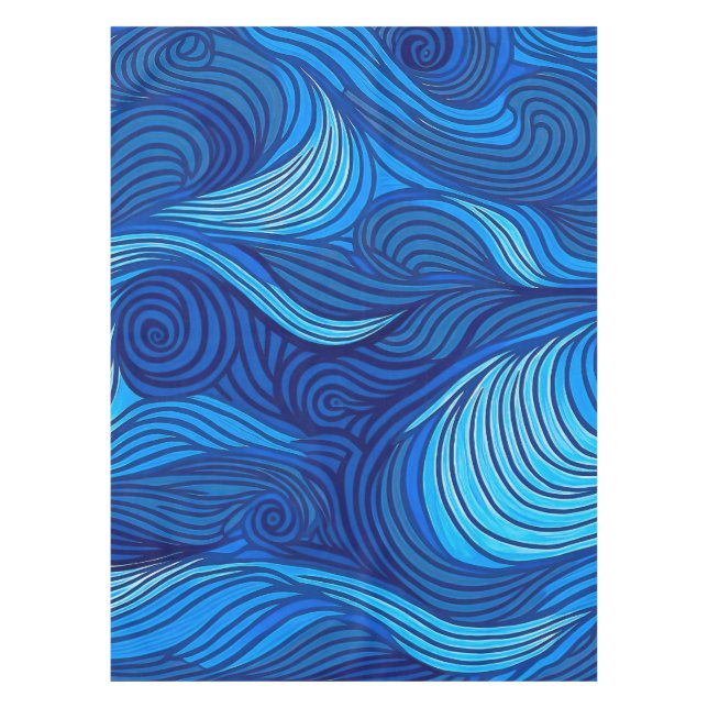 Nappe Abstract Blue Turquoise Ocean Water Waves | (Devant)