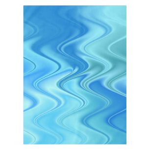 Nappe Abstrait Bleu Ondulé