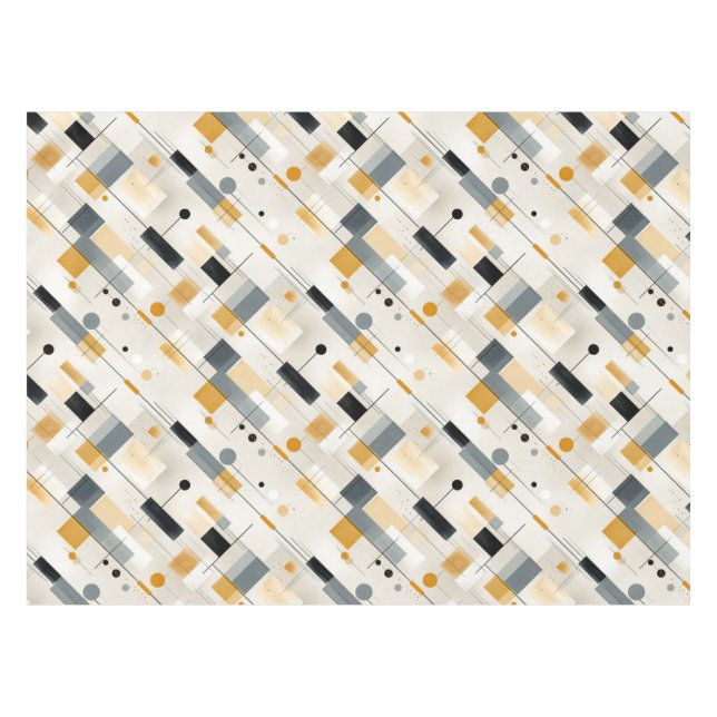 Nappe Abstrait du milieu du siècle (Devant (Horizontal))