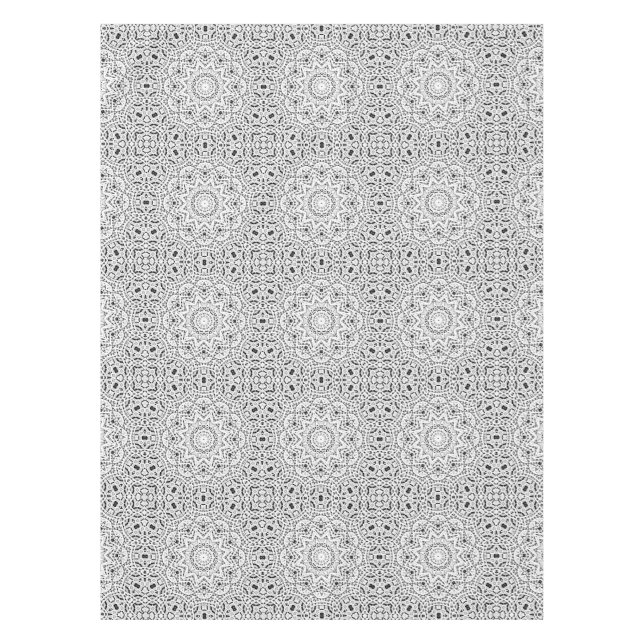 Nappe Abstrait moderne sans couture ornementale blanc ar (Devant)