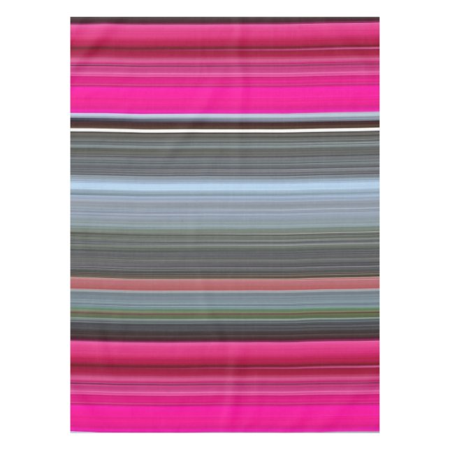 Nappe Abstrait n° 1 : Cerise et gris (Devant)