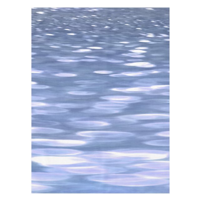 Nappe Abstrait n° 3 : Brillant bleu poudre (Devant)