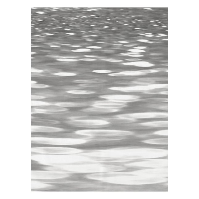 Nappe Abstrait n° 3 : brillant gris argenté (Devant)