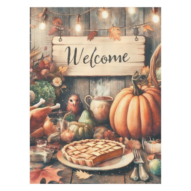 Nappe Action de grâces/Automne/Automne/Vintage (Devant)