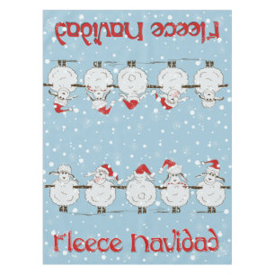 Nappe adorable FUNNY Fleece Navidad Christmas Sheep