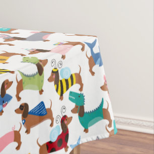 Nappe Adorable Halloween Dachshunds En Costumes