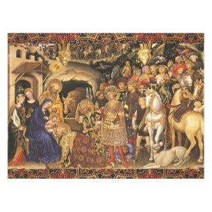 Nappe ADORATION DE MAGI Gentile Da Fabriano, Nativité