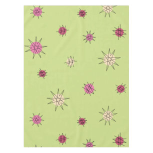 Nappe Age atomique Starburst Planètes Lime Green