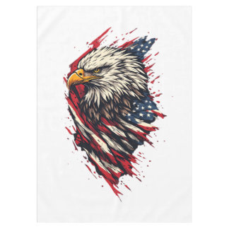 Nappe Aigle américain patriotique vintage pour le 4 juil