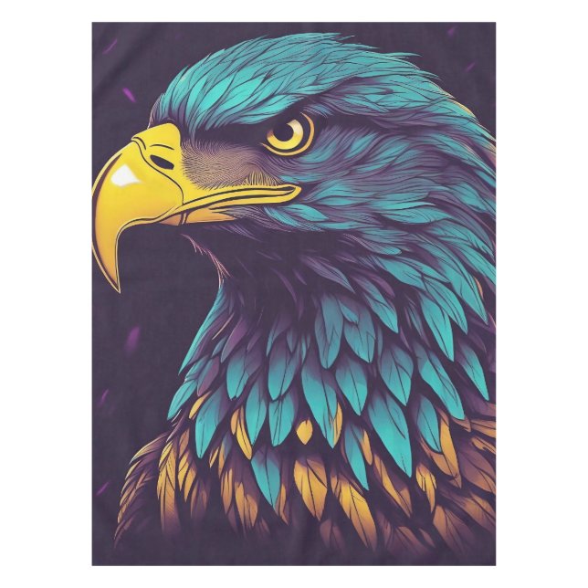 Nappe Aigle Majestic aux couleurs vives (Devant)