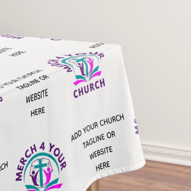 Nappe AJOUTER VOTRE LOGO Business Church Merchandises (In Situ)