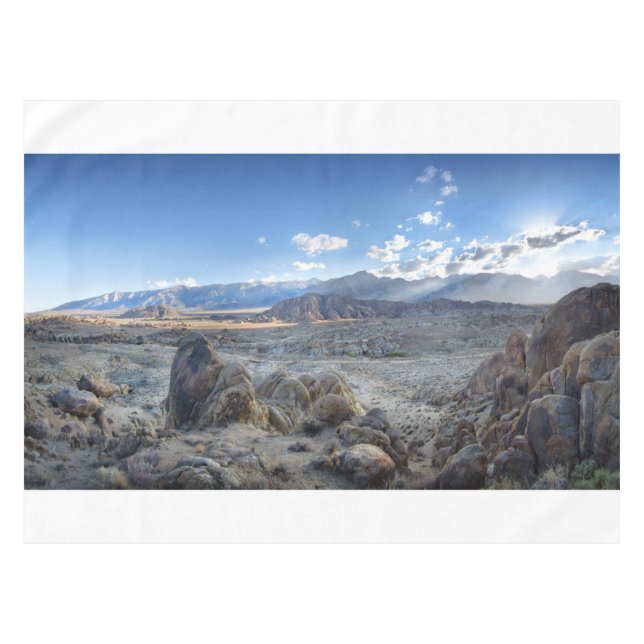 Nappe Alabama Hills Panorama - Owens Valley - Sierra (Devant (Horizontal))