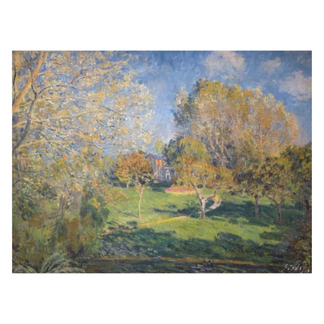 Nappe Alfred Sisley - Le Jardin de Hoschede, Montgeron (Devant (Horizontal))