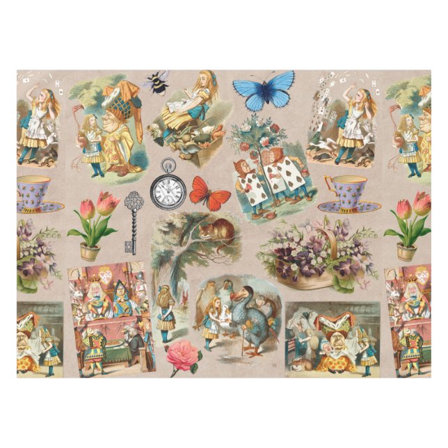 Nappe Alice à Wonderland Cheshire Cat Characters (Devant (Horizontal))