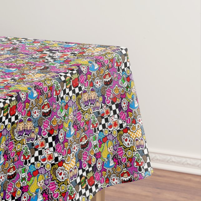 Nappe Alice Wonderland Mad Hatter Cat Doodle (In Situ)