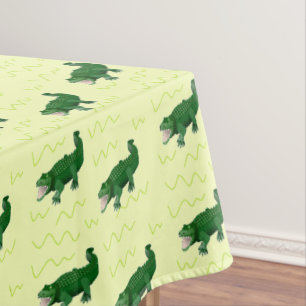 Nappe Alligator en jaune