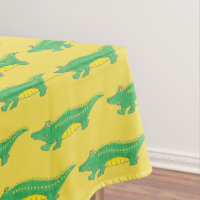Alligator vert jaune Crocodile Gator Croc Animal
