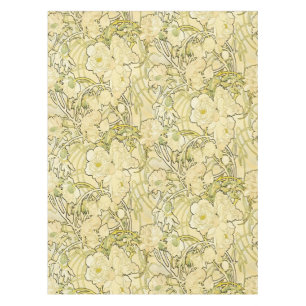 Nappe Alphonse Mucha Pivoines Motif Floral Art Nouveau