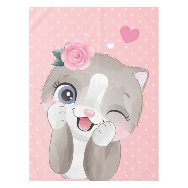 Nappe Amoureux des chats | Cute Little Kittens (Devant)