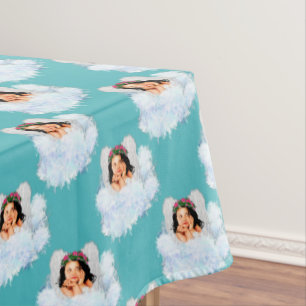 Nappe ANGEL DANS LES NUAGES 2-52x70 COTON TABLECLOTH