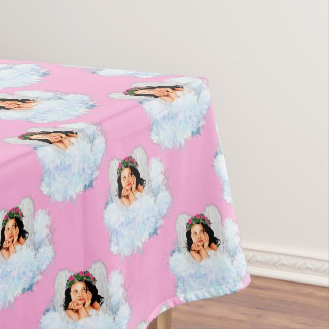 Nappe ANGEL DANS LES NUAGES TABLECLOTH EN COTON 6-52x70 (In Situ)