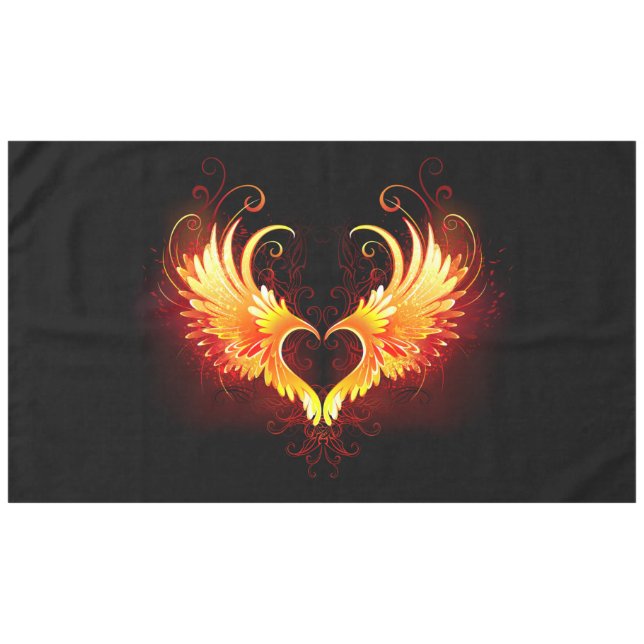 Nappe Angel Fire Heart with Wings (Devant (Horizontal))