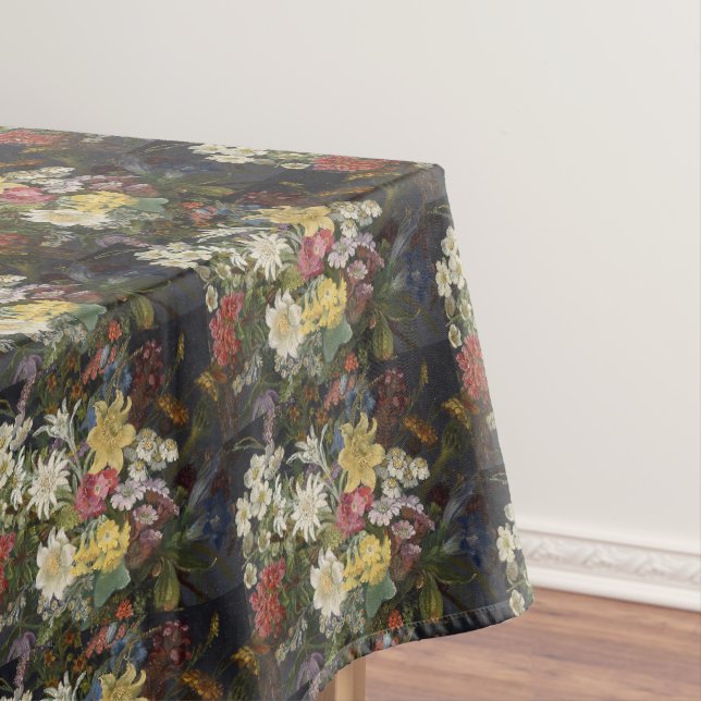Nappe Anna Stainer-Knittel Fleurs Alpines Vintage (In Situ)