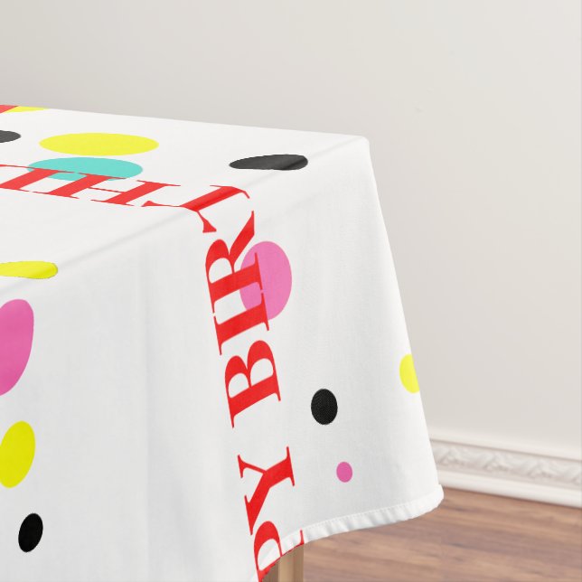 Nappe Anniversaire à pois (In Situ)