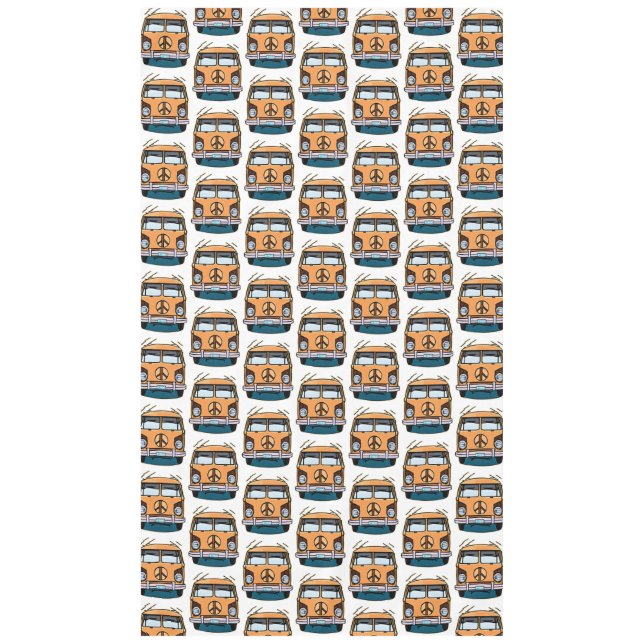 Nappe Anniversaire des Vans Hippie Brown Retro (Devant)