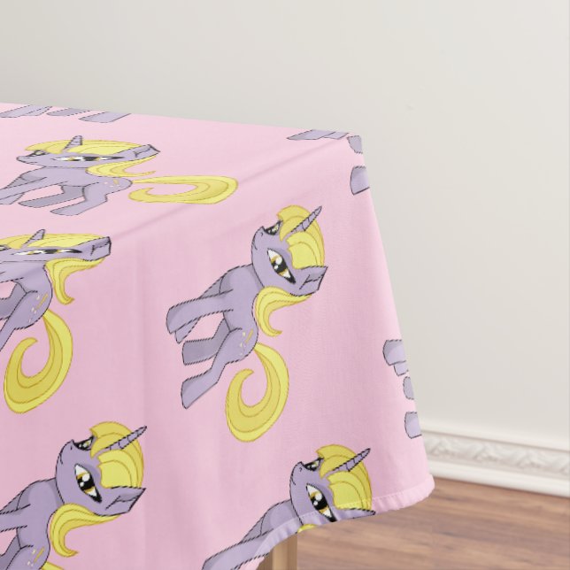Nappe Anniversaire Fille Licorne Rose Anime (In Situ)
