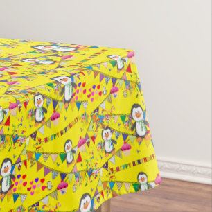 Nappe Anniversaire Pingouin