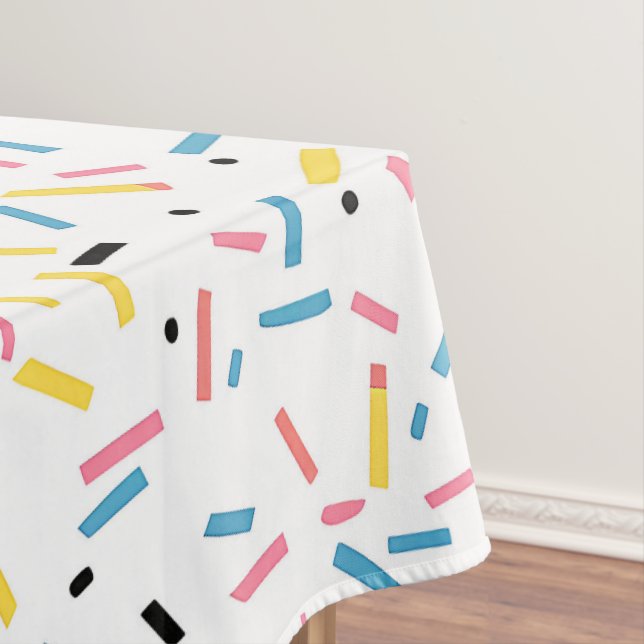 Nappe Anniversaire Saupoudrer Motif de bonbons (In Situ)