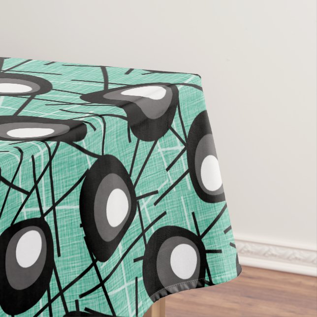 Nappe Aqua, taches atomiques noires et blanches | Milieu (In Situ)