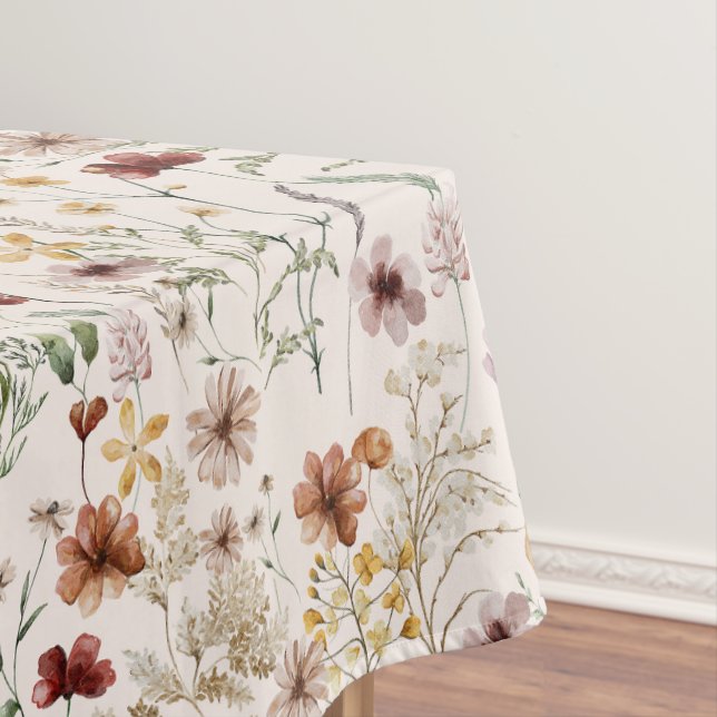 Nappe Aquarelle Boho motif floral (In Situ)