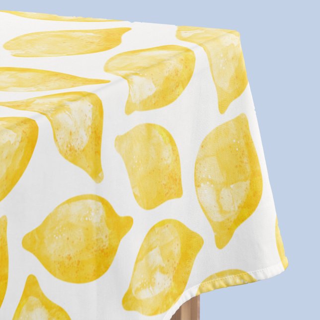 Nappe Aquarelle Citron Motif (Créateur téléchargé)