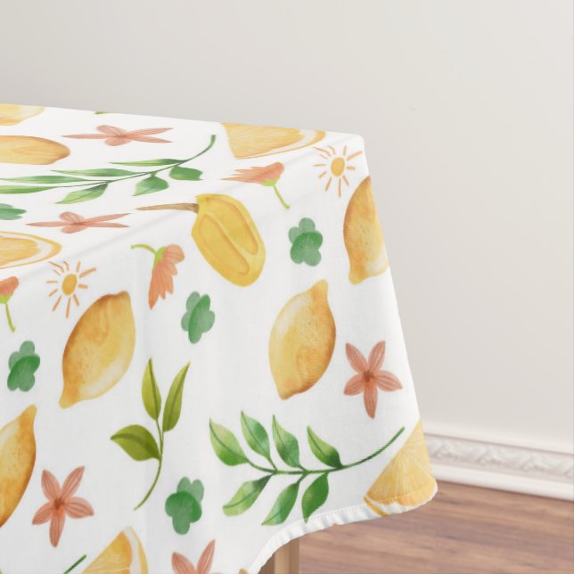 Nappe Aquarelle Citrons & Popsicles (In Situ)