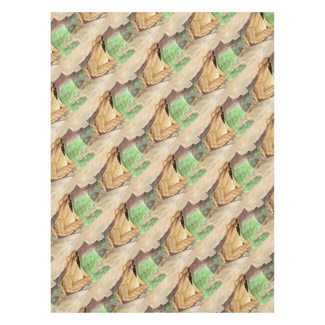 Nappe Aquarelle de grenouille à bois (Devant)