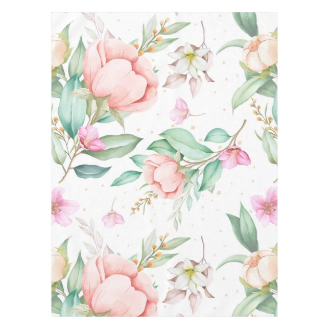 Nappe Aquarelle florale (Devant)