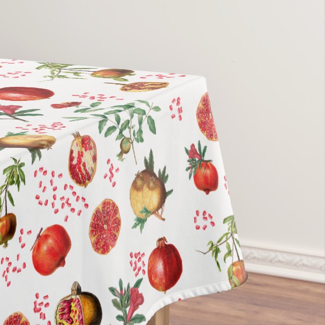 Nappe Aquarelle grenade Motif de fruits méditerranéen (In Situ)