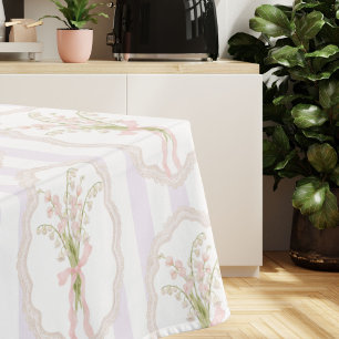 Nappe Aquarelle Muguet Floral Botanique