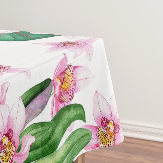 Nappe Aquarelle Orchidées Design 30 (In Situ)