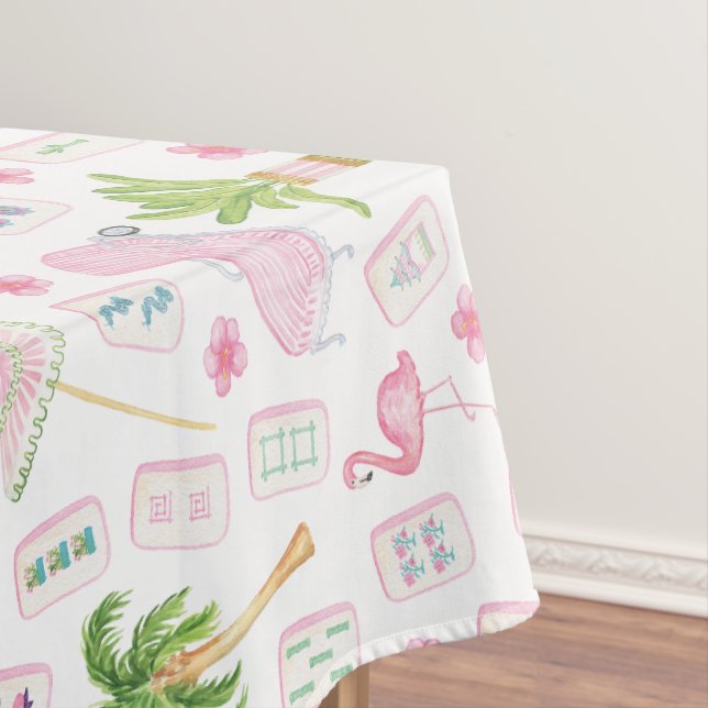 Nappe Aquarelle Palm Beach Mahjong (In Situ)