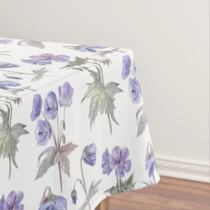 Nappe Aquarelle Purple Floral Party Home Décorations