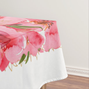 Nappe Aquarelle rose floral