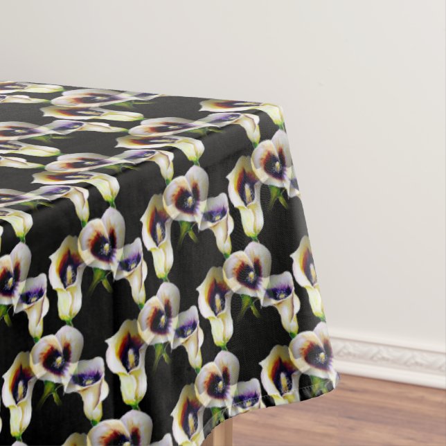 Nappe Aquarelle Sublime Arum Calla Lilies - un mélange (In Situ)