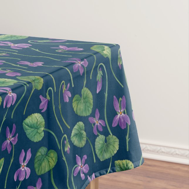 Nappe Aquarelles violettes sur fond bleu (In Situ)