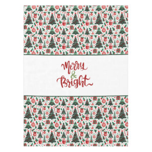 Nappe Arbre de Noël, cadeaux, sucre de canne